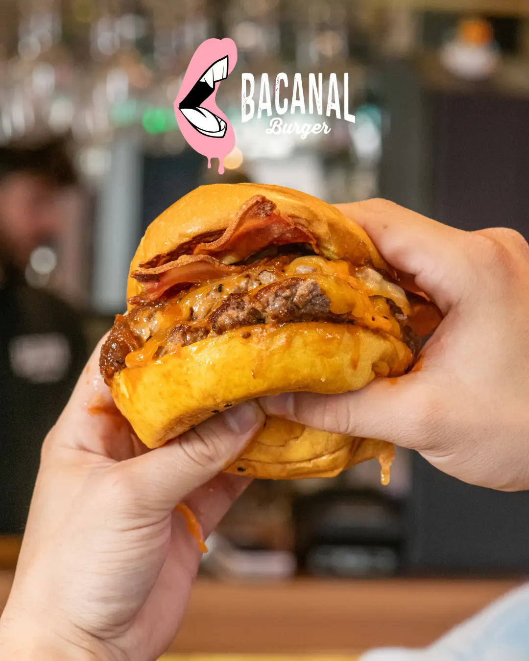 Contenido de redes sociales para Bacanal Burger, Sevilla